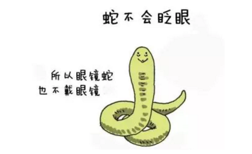 蛇不會眨眼